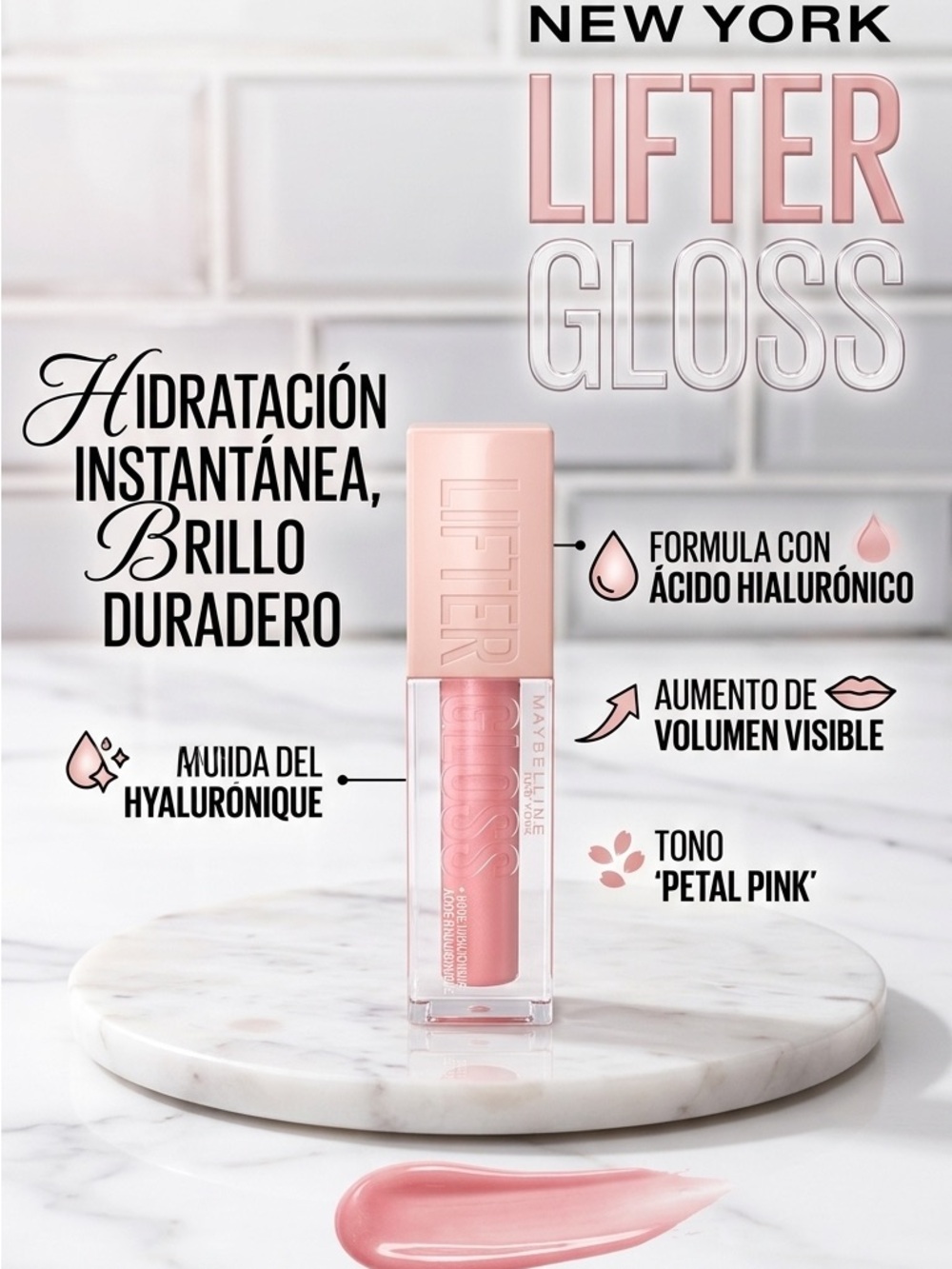 Lifter Gloss Lip Gloss - Petal Pink